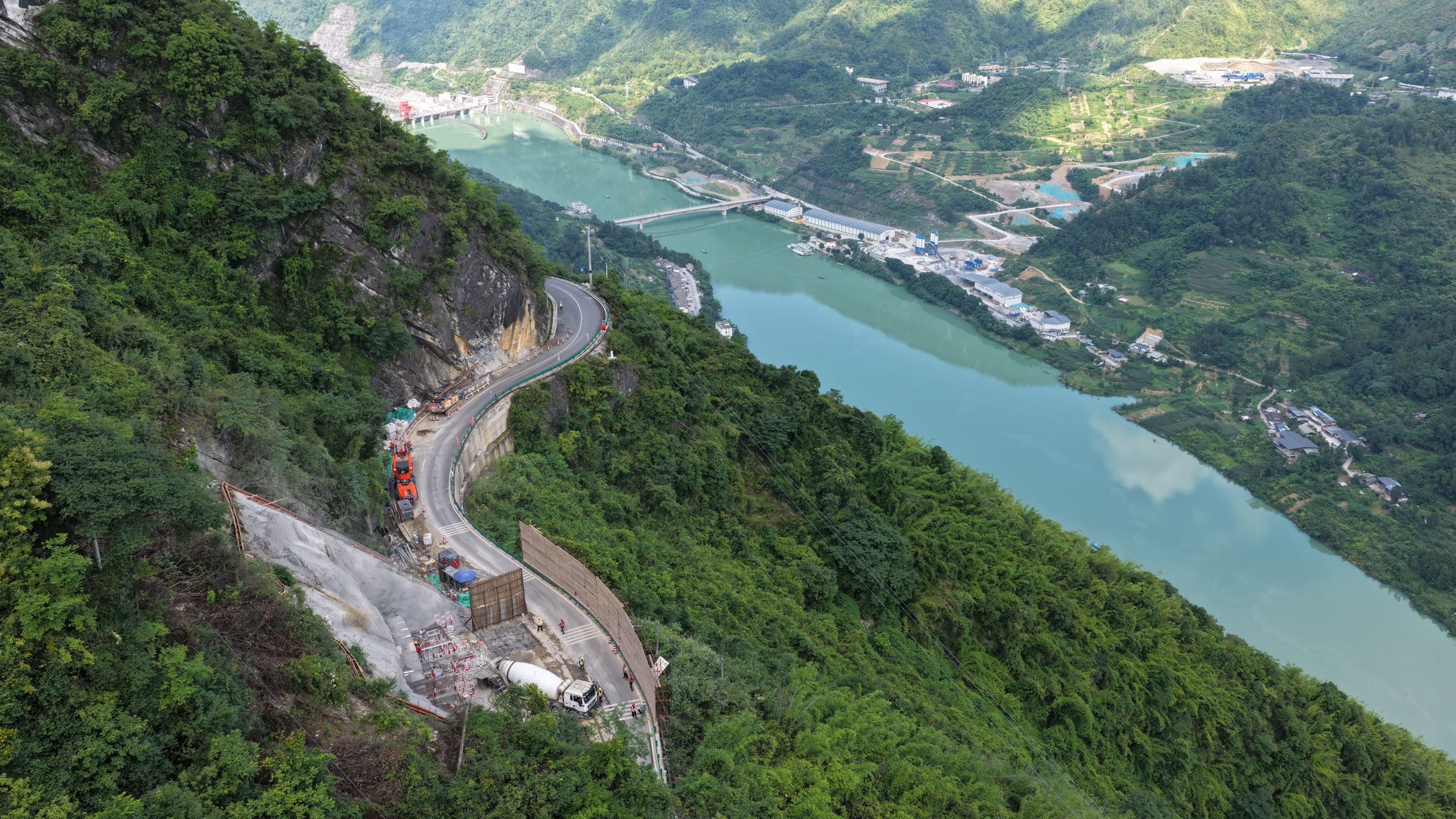 一“贯”一“进” 重庆市武隆区大唐银盘抽水蓄能项目建设取得新进度